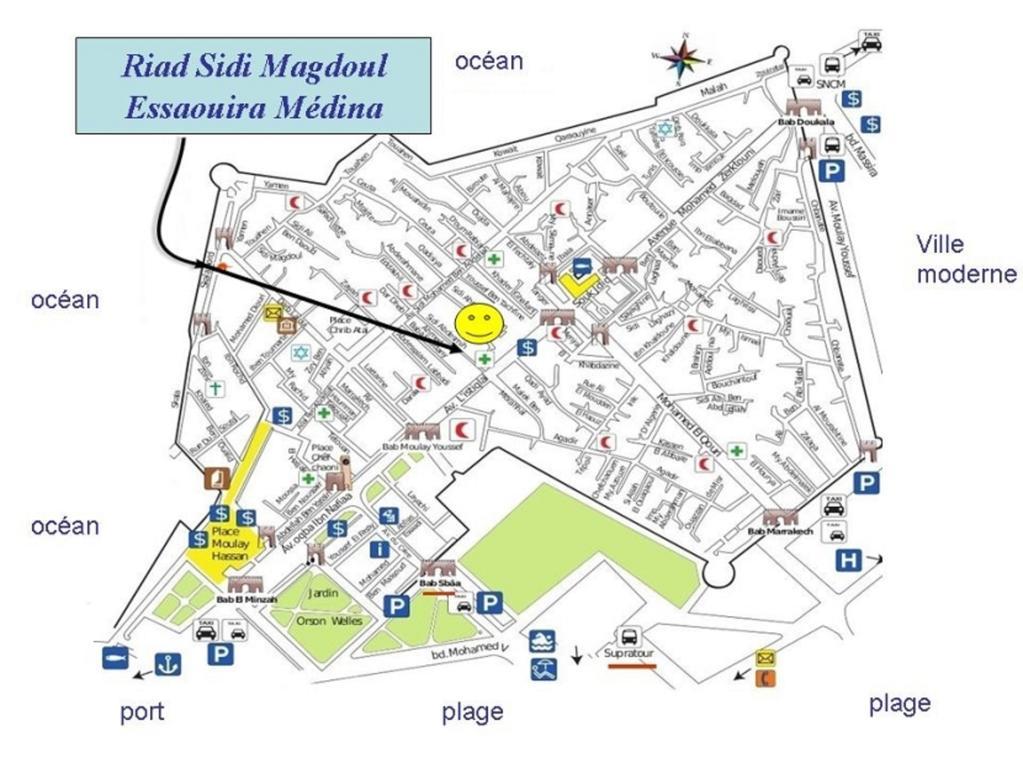 Riad Sidi Magdoul เอสเซาอิรา ภายนอก รูปภาพ